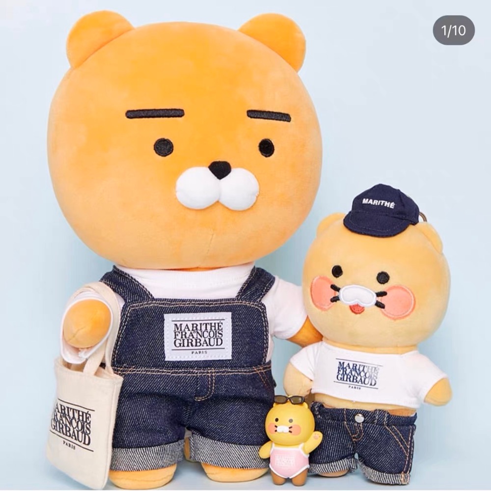 韓國連線款 kakao friends x MFG 聯名款 萊恩 春植 娃娃 玩偶 吊飾 鑰匙圈 掛飾-細節圖8