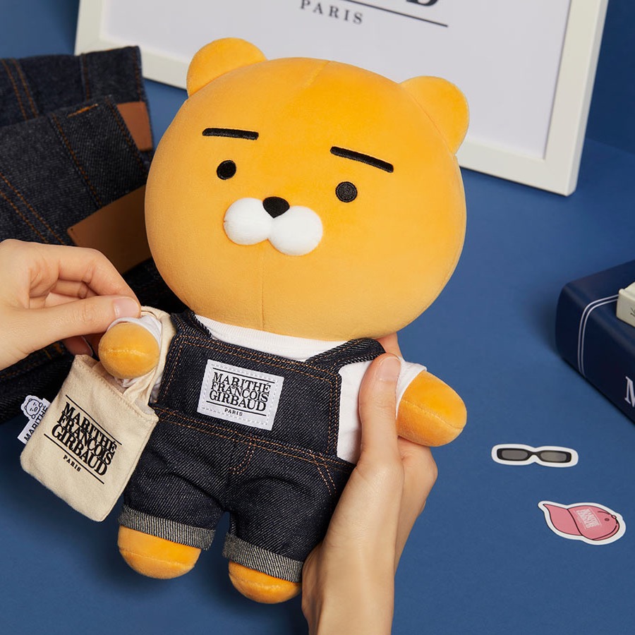 韓國連線款 kakao friends x MFG 聯名款 萊恩 春植 娃娃 玩偶-細節圖2