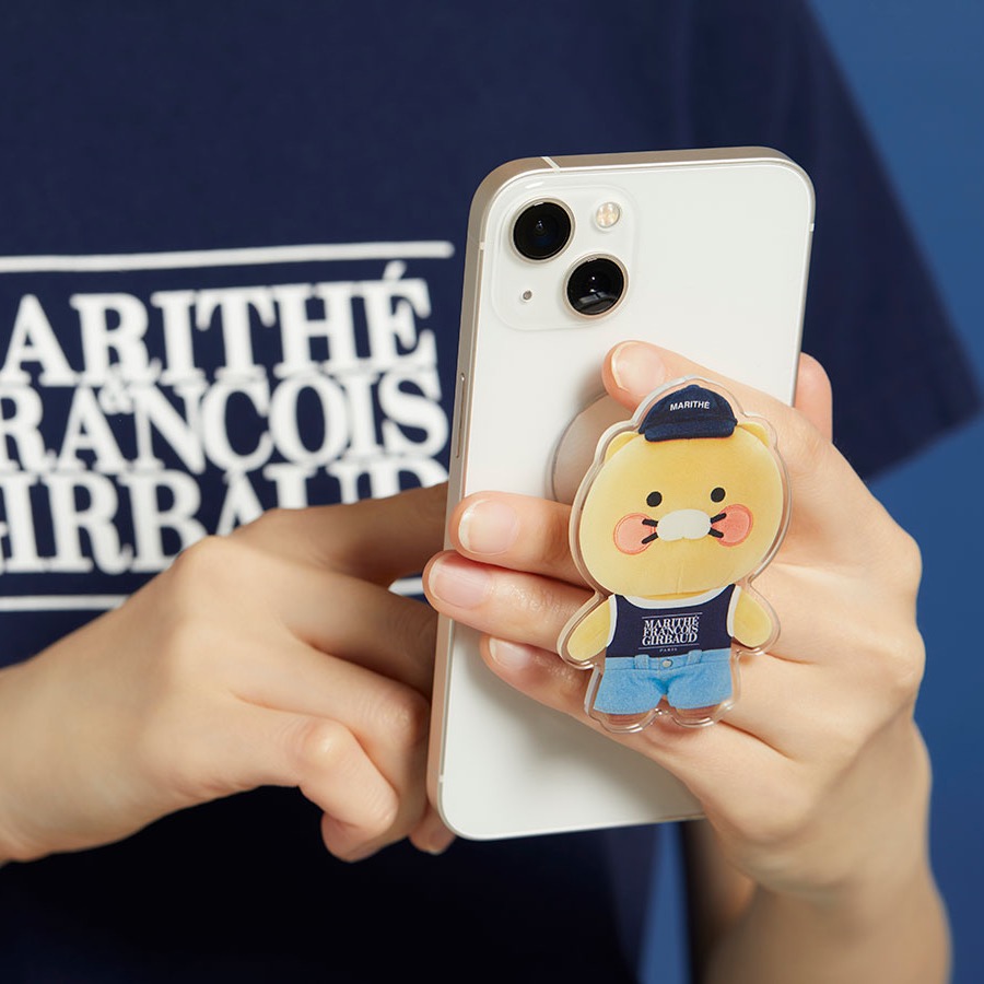 韓國連線款 kakao friends x MFG 聯名款 萊恩 春植 娃娃 玩偶 手機支架 支架-細節圖2