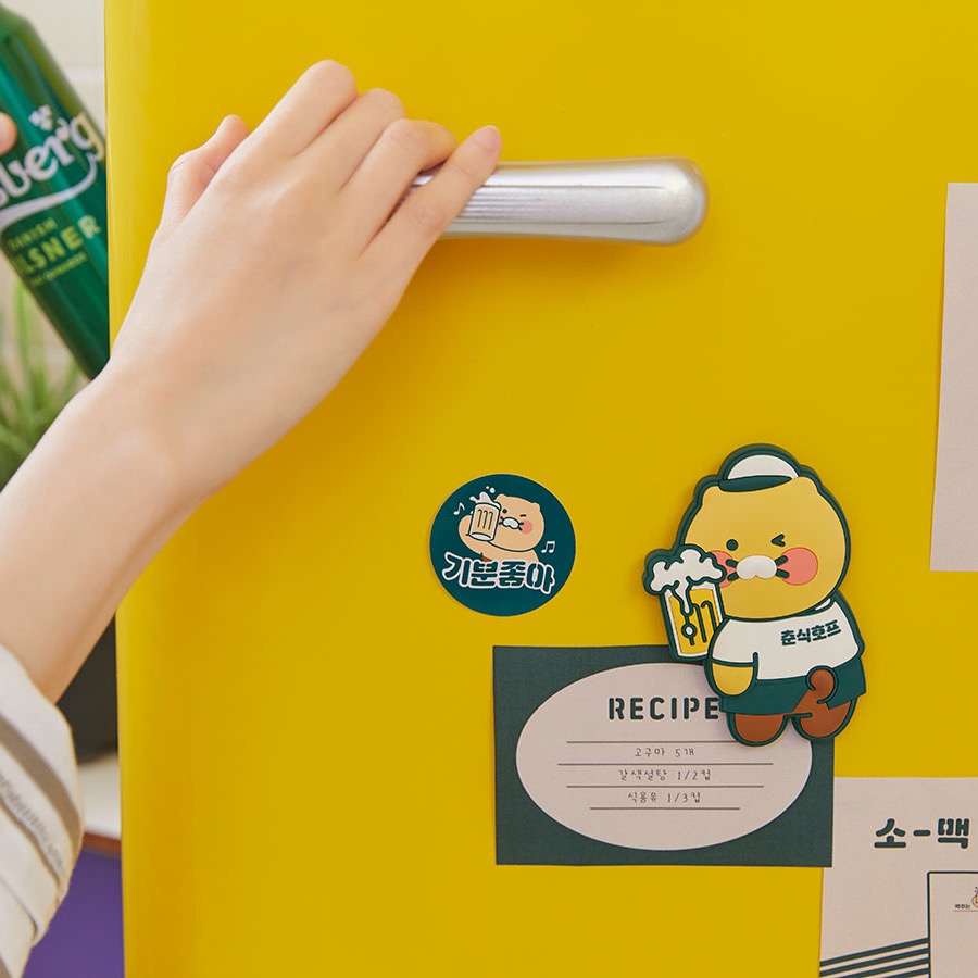 kakao friends 春植 啤酒 開瓶器 磁鐵 開罐器-細節圖5