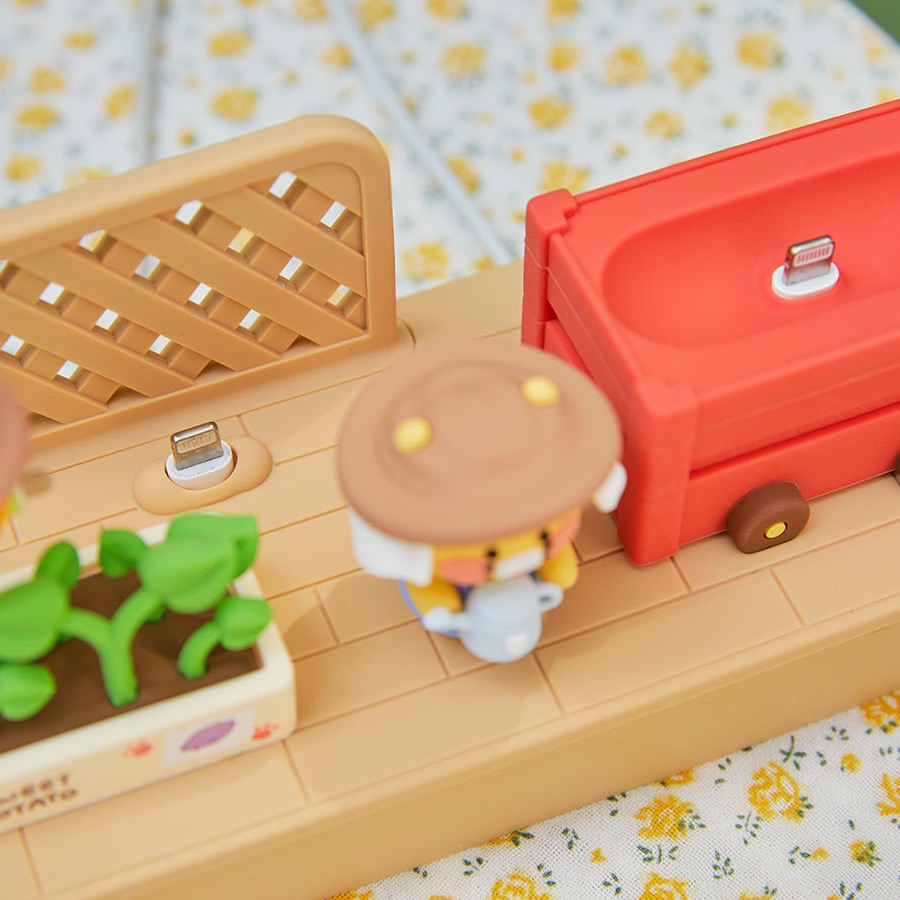 韓國連線款 kakao friends 三合一 蘋果充電器 apple watch 充電 支架 手錶充電架 充電線-細節圖3