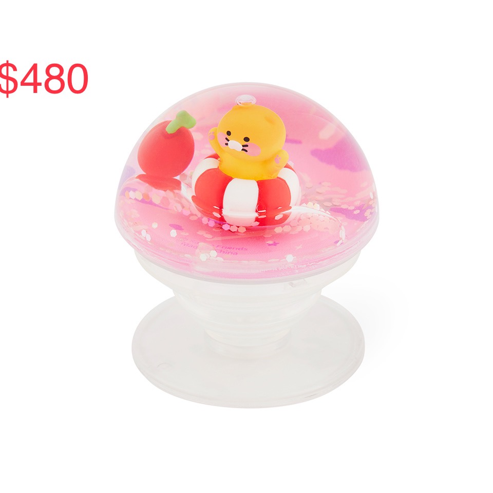 韓國連線款 kakao friends 夏日蘇打系列 手機支架 支架 手拿支架 捲線器-細節圖5