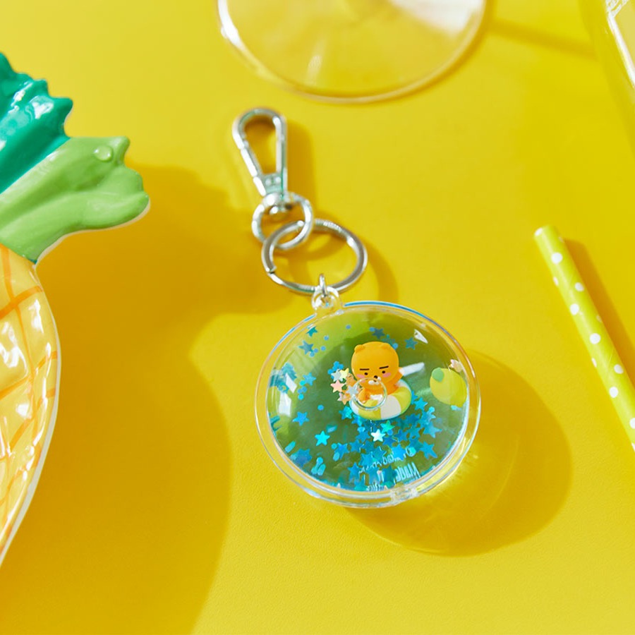 韓國連線款 kakao friends 夏日蘇打系列 吊飾 耳機掛飾 鑰匙圈 掛飾 耳機殼吊飾-細節圖4