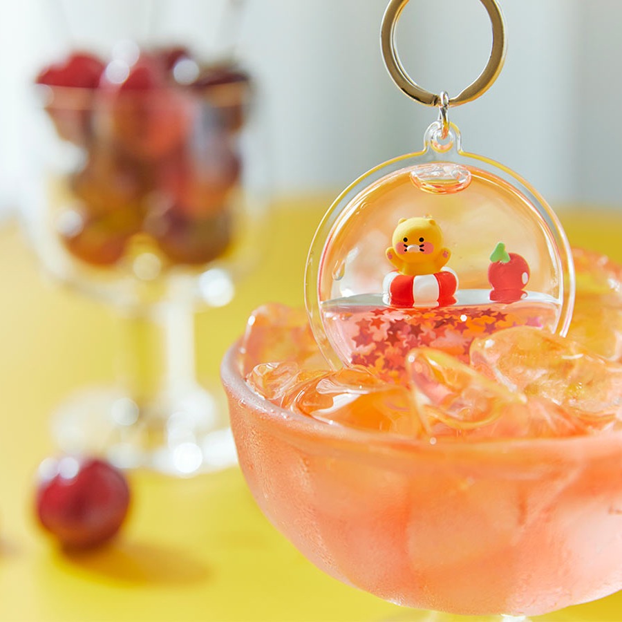 韓國連線款 kakao friends 夏日蘇打系列 吊飾 耳機掛飾 鑰匙圈 掛飾 耳機殼吊飾-細節圖5