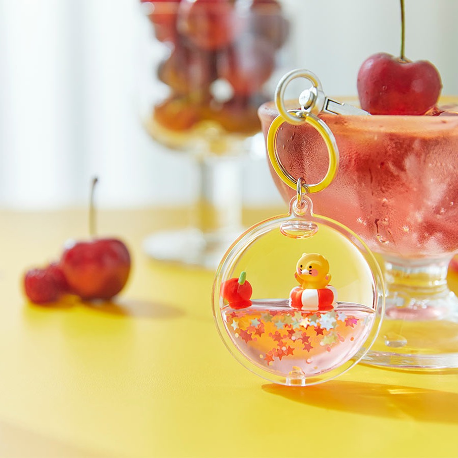 韓國連線款 kakao friends 夏日蘇打系列 吊飾 耳機掛飾 鑰匙圈 掛飾 耳機殼吊飾-細節圖6