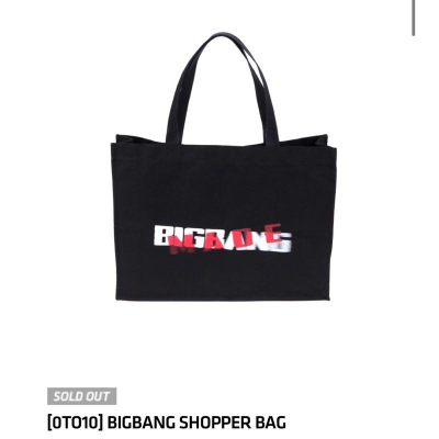 [안녕KOREA ]🌟 BIGBANG 官方周邊 托特包 大包包 0TO10 SHOPPER BAG現貨