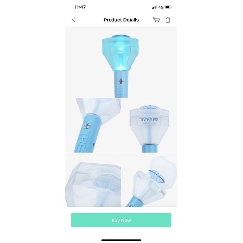 [안녕KOREA ]🌟 TREASURE官方應援手燈 OFFICIAL LIGHT STICK寶石盒 寶石燈 手燈 💎-細節圖4