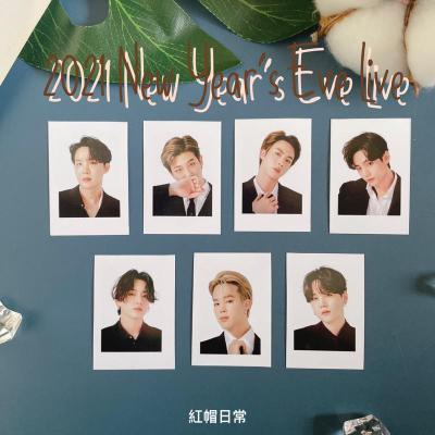 [안녕KOREA ]🌟 BTS 防彈少年團2021 New Year＇s Eve Live周邊 一寸證件照