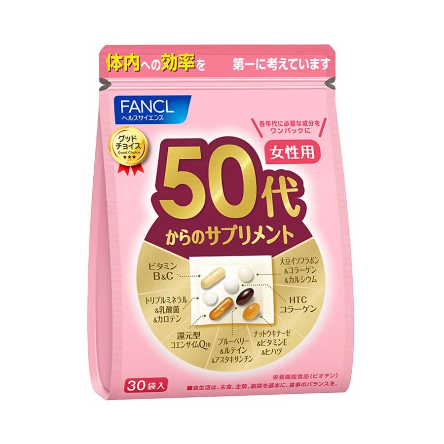 日本境內版 FANCL 芳珂 八合一綜合 維生素 30日份 20歲 30歲 40歲 50歲 60歲 男/女-規格圖3