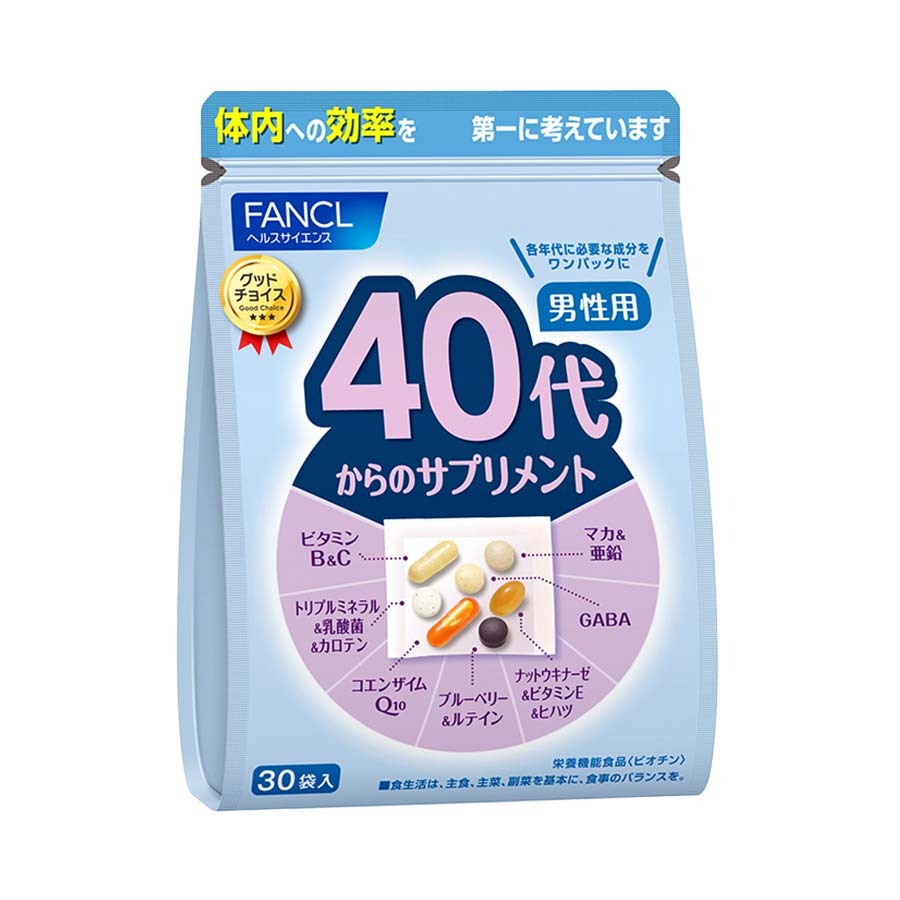 日本境內版 FANCL 芳珂 八合一綜合 維生素 30日份 20歲 30歲 40歲 50歲 60歲 男/女-規格圖3