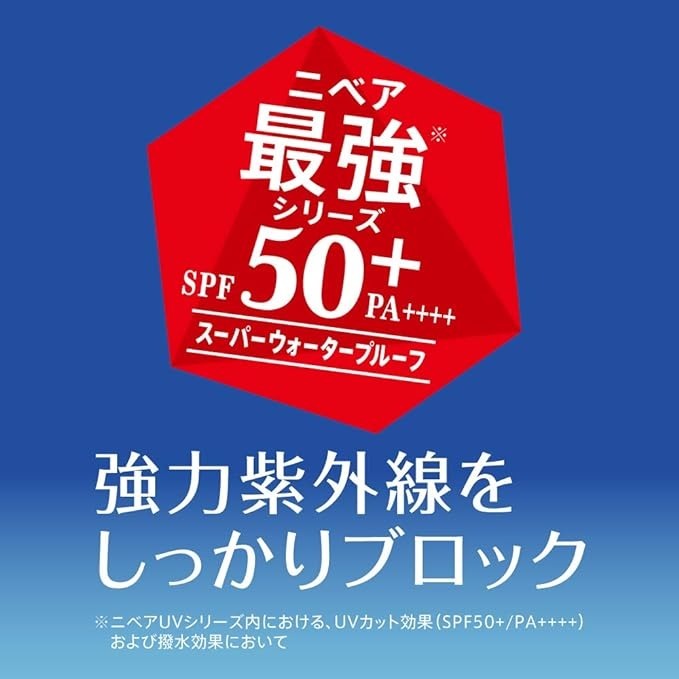 現貨在台 日本境內版 NIVEA 深層保護高保濕抗UV防曬凝乳 SPF50+ PA++++ 80g-細節圖5