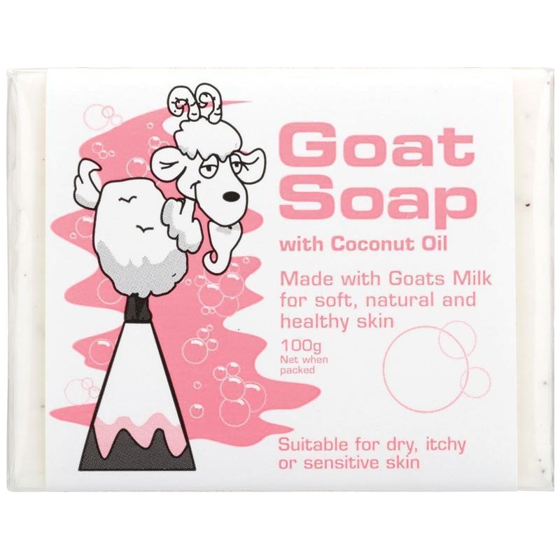 現貨 澳洲境內版Goat Soap 100g天然原味羊奶香皂(藍)燕麥(橘)摩洛哥油(紫)椰子(粉)檸檬(綠)蜂蜜(紅)-細節圖5