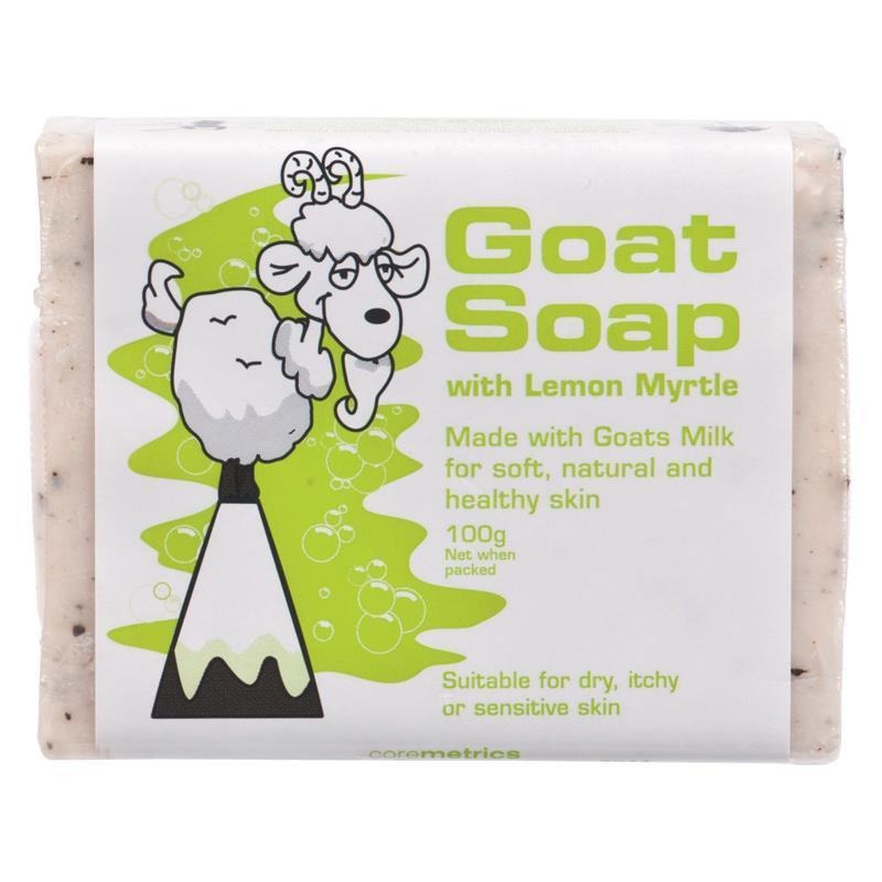 現貨 澳洲境內版Goat Soap 100g天然原味羊奶香皂(藍)燕麥(橘)摩洛哥油(紫)椰子(粉)檸檬(綠)蜂蜜(紅)-細節圖6