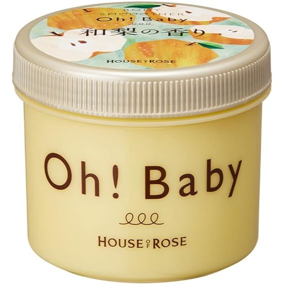 現貨在台 日本境內House of Rose Oh Baby身體磨砂膏570g 限量350g蘋果 梨香 玫瑰 茶葉 檸檬-規格圖8