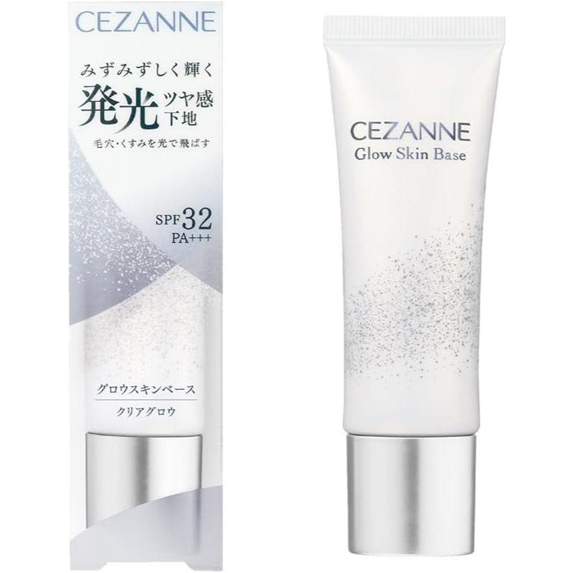 現貨在台 日本境內版  Cezanne 透明光澤妝前乳 夜光雪肌底 透明光澤肌底霜 煥采底霜 飾底乳-細節圖2