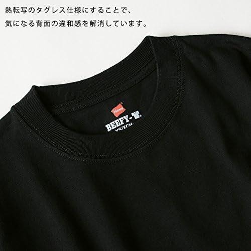 現貨在台 日本境內版  日版 Hanes Beefy 重磅 素色 短袖Tee 兩件組-細節圖3