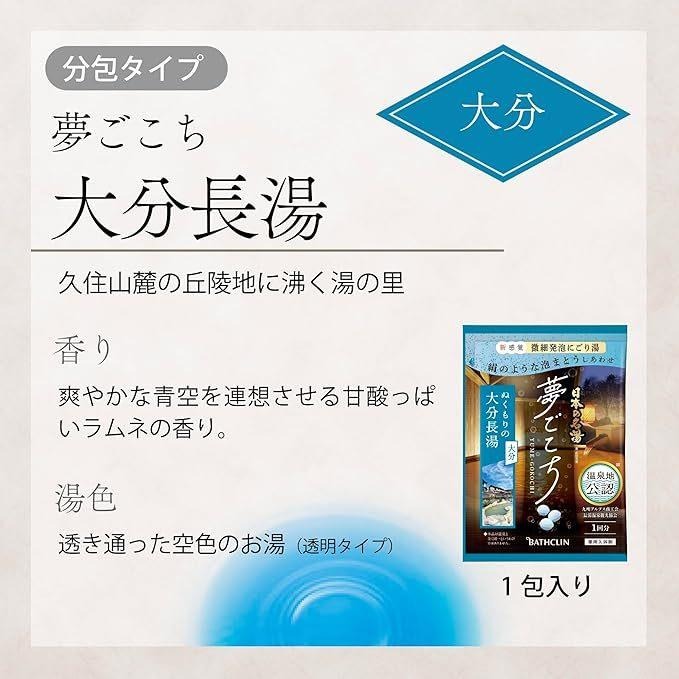 現貨在台 日本名湯 入浴劑 夢感 40克×5包 細緻發泡 碳酸溫泉型 分包混装 泡湯粉 入浴-細節圖7