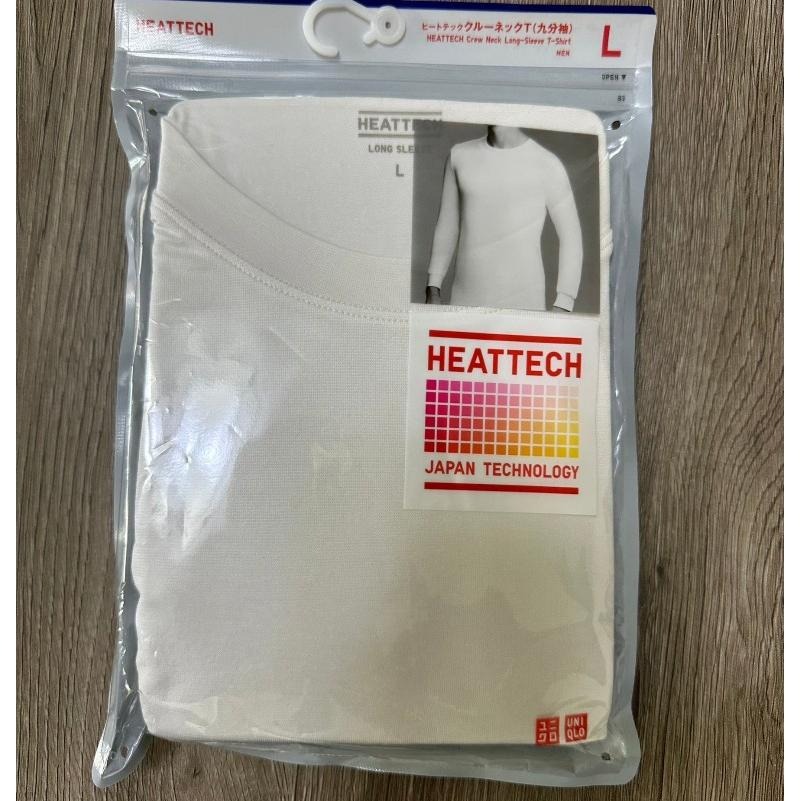 現貨在台 下標秒出 UNIQLO 男生發熱衣 HEATTECH 圓領 V領 T恤 (9分袖)-細節圖3