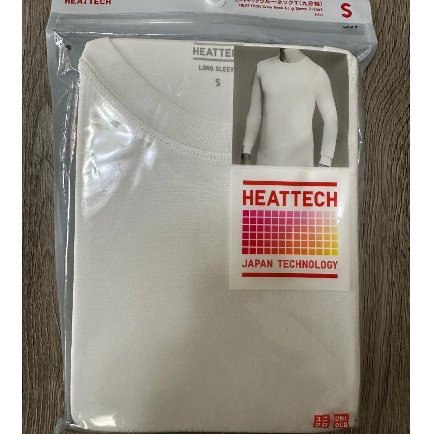 現貨在台 下標秒出 UNIQLO 男生發熱衣 HEATTECH 圓領 V領 T恤 (9分袖)-細節圖5