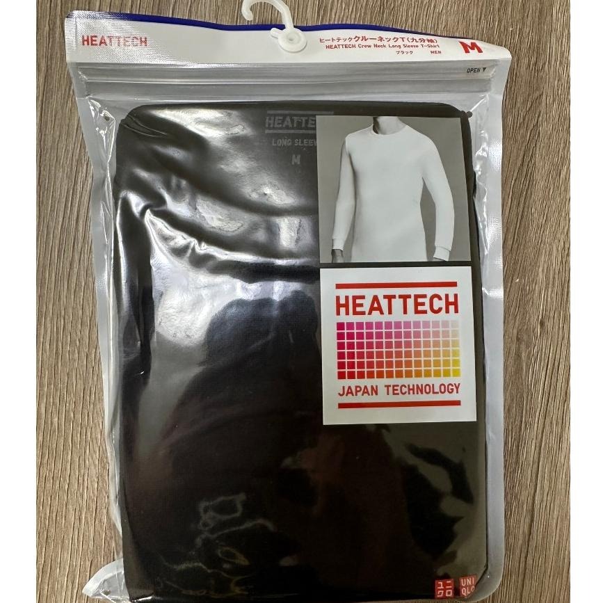 現貨在台 下標秒出 UNIQLO 男生發熱衣 HEATTECH 圓領 V領 T恤 (9分袖)-細節圖7