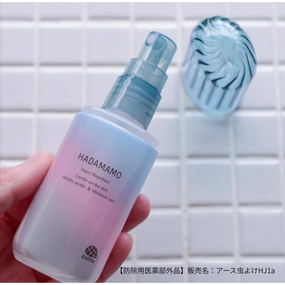 日本直送⭐️日本新品 EARTH製藥 HADAMAMO 弱酸性肌膚守護防蚊噴霧 隨身瓶 66ml-細節圖5