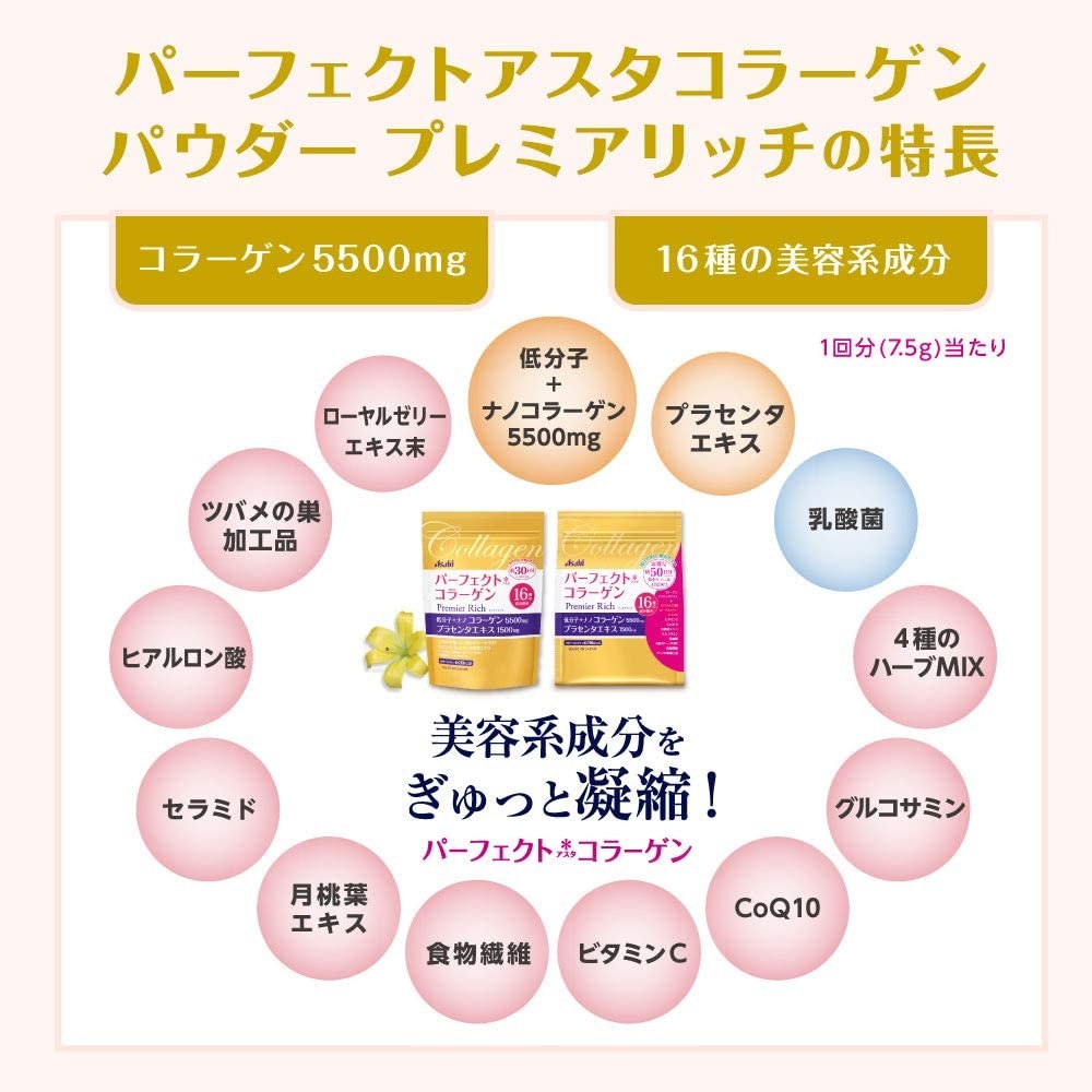 日本直送(新款)⭐️日本 ASAHI朝日膠原蛋白 金色加強版50日 378g/包-細節圖3