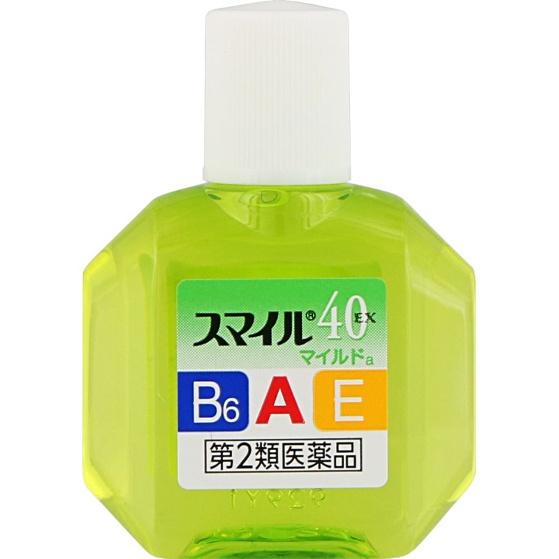 日本境內 獅王LION smile 40EX 40 Mild眼藥水【綠色】15ml-細節圖2