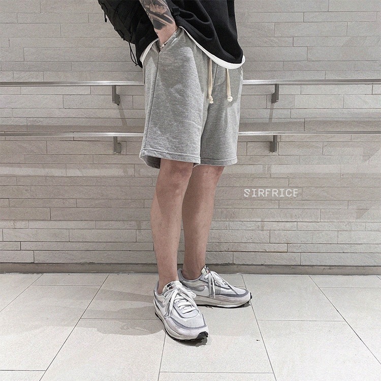 棉短褲 現貨🔥熱銷 純棉 短棉褲 男短褲 素面短褲 運動短褲 休閒短褲 - SIRPRICE Select Shop-細節圖11
