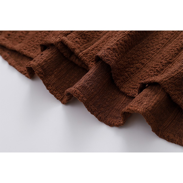 長袖襯衫 鏤空襯衫 簍空 花紋 復古 寬鬆版型 素面襯衫 韓系穿搭 - SIRPRICE Select Shop-細節圖9