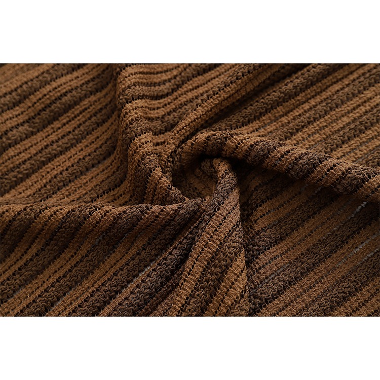 長袖襯衫 直條紋 鏤空襯衫 簍空 條紋襯衫 寬鬆版型 素面襯衫 韓系穿搭 - SIRPRICE Select Shop-細節圖7