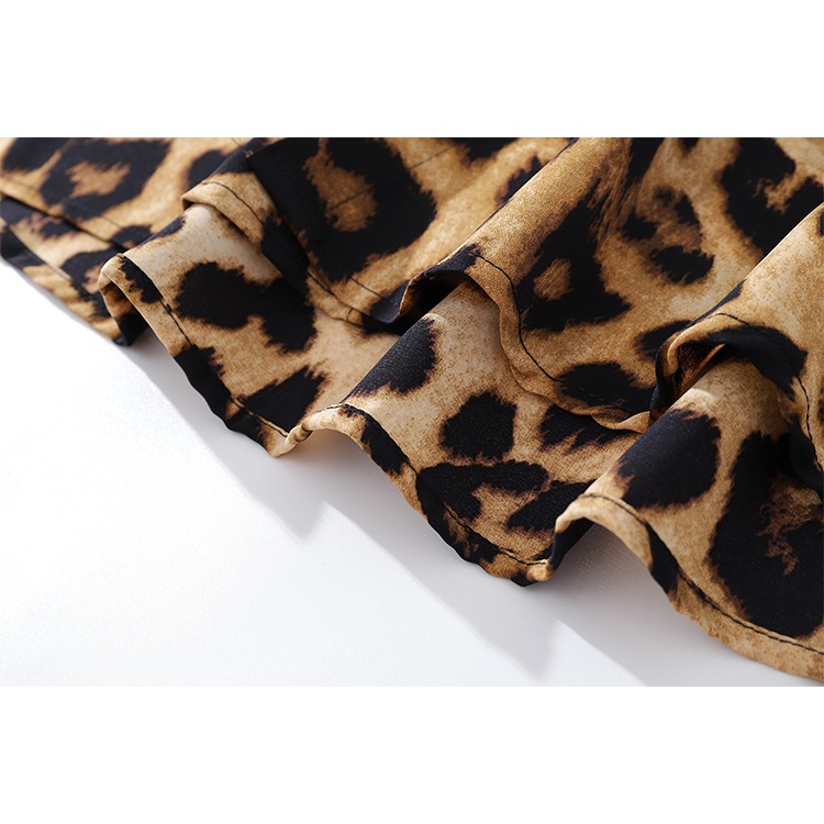 長袖襯衫 花襯衫 豹紋 動物紋 復古 口袋襯衫 襯衫男 休閒襯衫 - SIRPRICE Select Shop-細節圖9