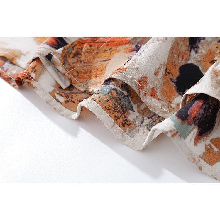 長袖襯衫 花襯衫 復古 藝術家 設計師 暈染 口袋襯衫 襯衫男 休閒襯衫 - SIRPRICE Select Shop-細節圖9