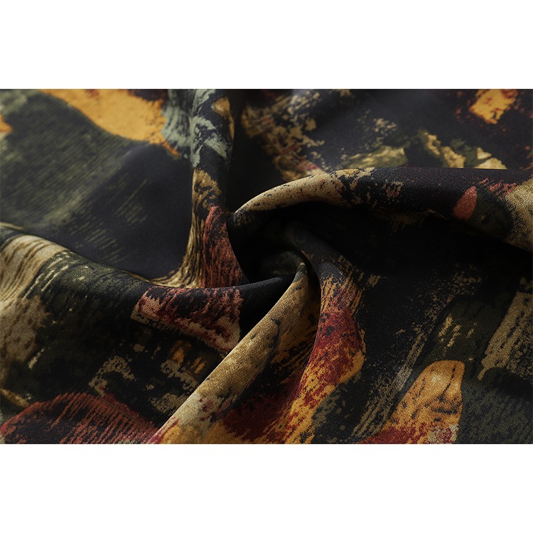 長袖襯衫 花襯衫 港風 復古 古著 抽象 口袋襯衫 襯衫男 休閒襯衫 - SIRPRICE Select Shop-細節圖6