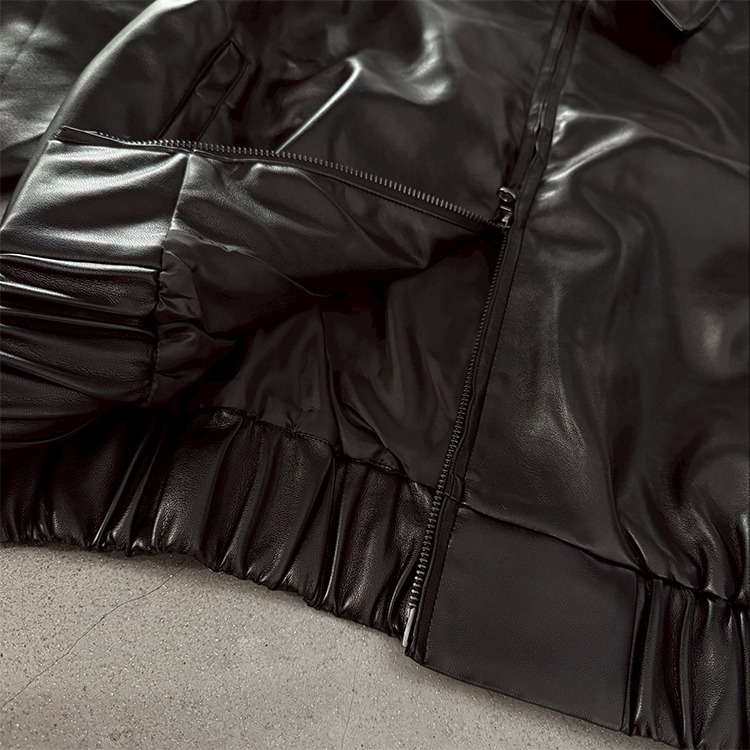 街頭短版 BOXY FIT 皮外套 夾克外套 短寬版型 韓系穿搭 男生外套 - SIRPRICE Select Shop-細節圖10