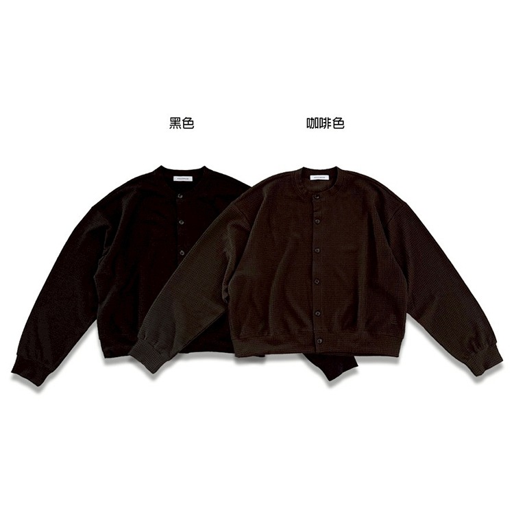 韓風紋理罩衫外套 寬鬆 短版 短寬版型 彈力 透氣 韓系穿搭 男生外套 - SIRPRICE Select Shop-細節圖2