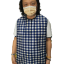 //紫綾坊//台灣出貨 成人 防水 圍兜  【Z001】大人 老人 成人防水圍兜 加大款 可以烘 可以熱水洗-規格圖5