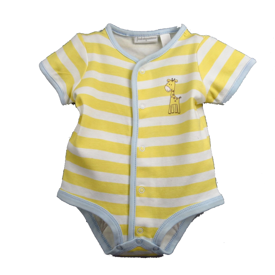 //紫綾坊//純棉 前開釦 短袖 包屁衣 零碼出清 NB 3M 6M 9M 包臀衣-細節圖3