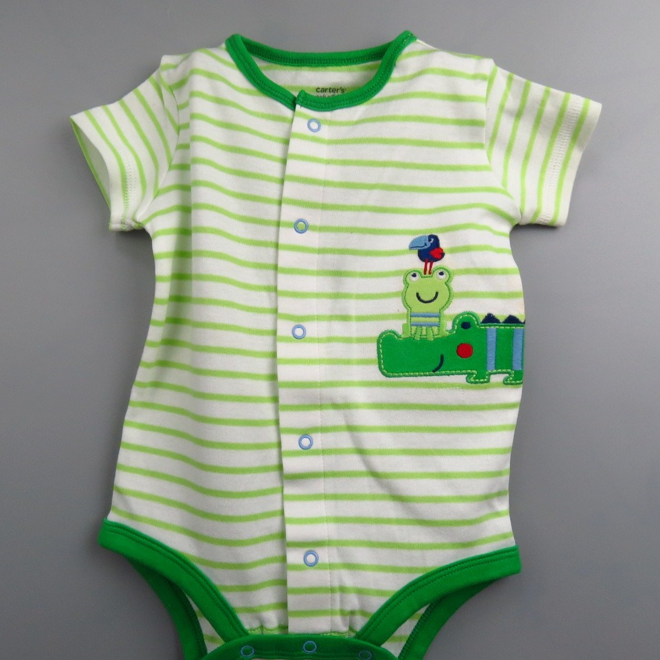 //紫綾坊//純棉 前開釦 短袖 包屁衣 零碼出清 NB 3M 6M 9M 包臀衣-細節圖8