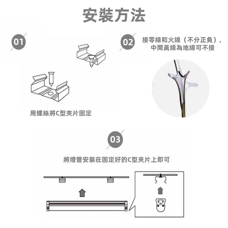 超亮T8 一體化雙排240珠 Led日光燈管 【台灣現貨直發】4呎 / 2呎 LED燈管  24W/40W-細節圖5