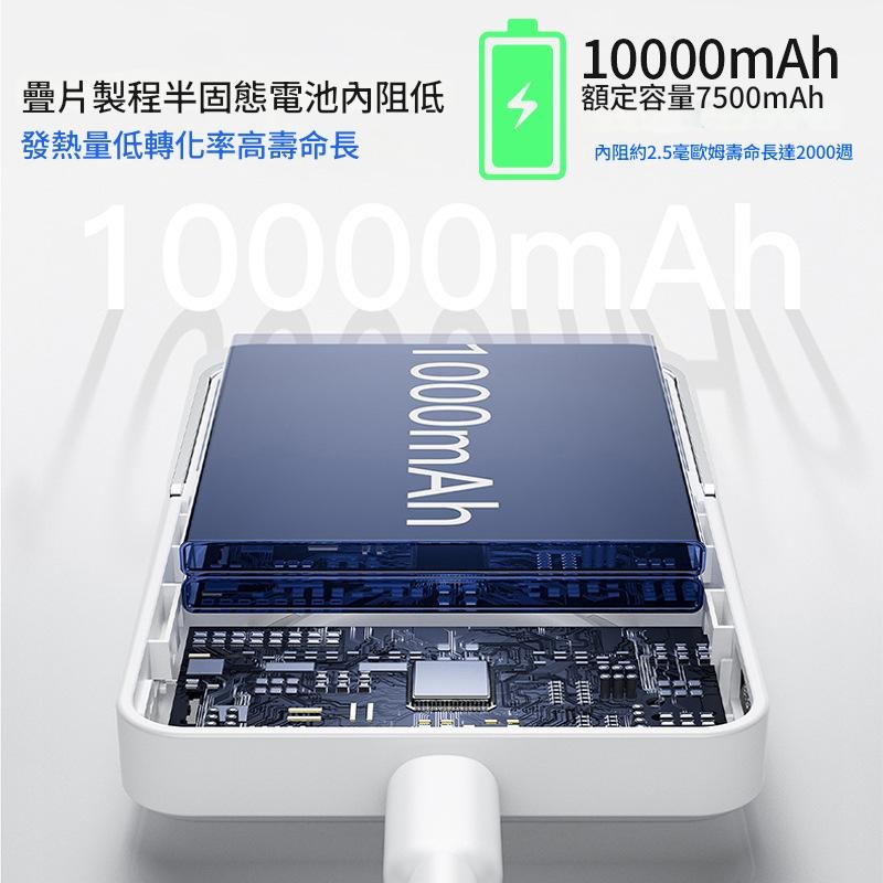 Qi2.2認證25W固態電池無線磁吸行動電源 真25W 自帶C線 支援蘋果 三星 CCC認證-細節圖3