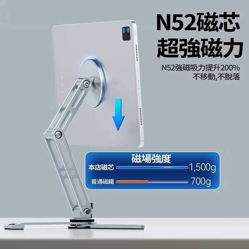🚀NanoPick 多功能變形磁吸支架 ipad支架 支援MagSafe磁吸 桌面支架 iphone旋轉支架🚀-細節圖8