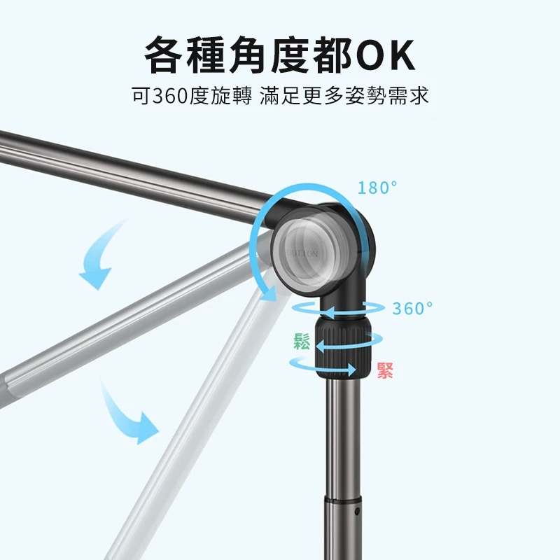 💡 升級款 鋁合金懶人支架 自拍摺疊伸縮支架 追劇 直播神器 平板支架 手機支架 手機架 iPad 平板架💡-細節圖4