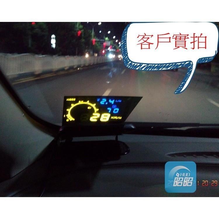 抬頭顯示器 2025最新5.5吋款破盤~功能最齊 HUD OBD 顯示器 一次擁有>時速電壓油耗水溫超速警示-細節圖8
