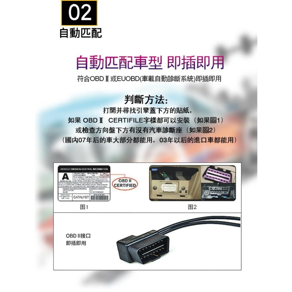 台中昭昭 現貨2025 最新激光爆亮升級版 5.5吋大營幕 OBD2 抬頭顯示器 旗艦版 HUD 水溫 超速警示 油電車-細節圖6