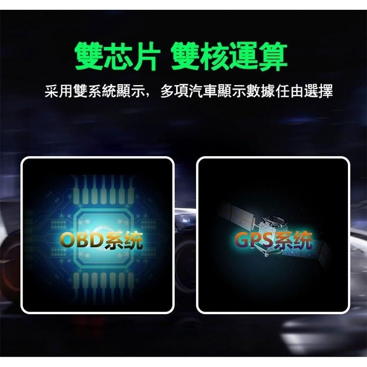 2025新~全車系~衛星 抬頭顯示器 大螢幕HUD 油電車 汽柴油 轎貨車可裝 OBD2 水溫 油耗 電壓 非行車紀錄器-細節圖5