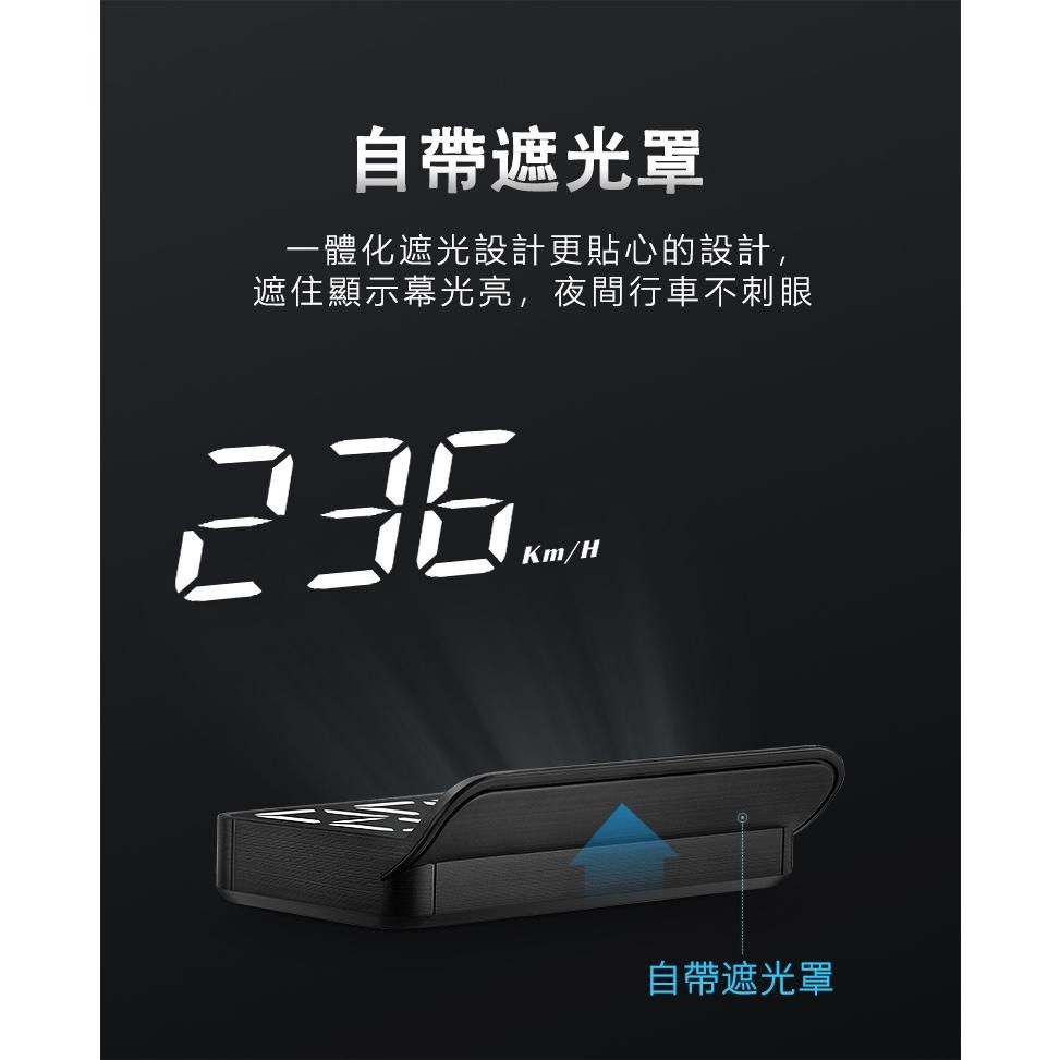 全新升級 2025薄型 抬頭顯示器 HUD 高CP值 OBD2 基本款 自帶遮光罩 TOYOTA 馬自達 國產車-細節圖4