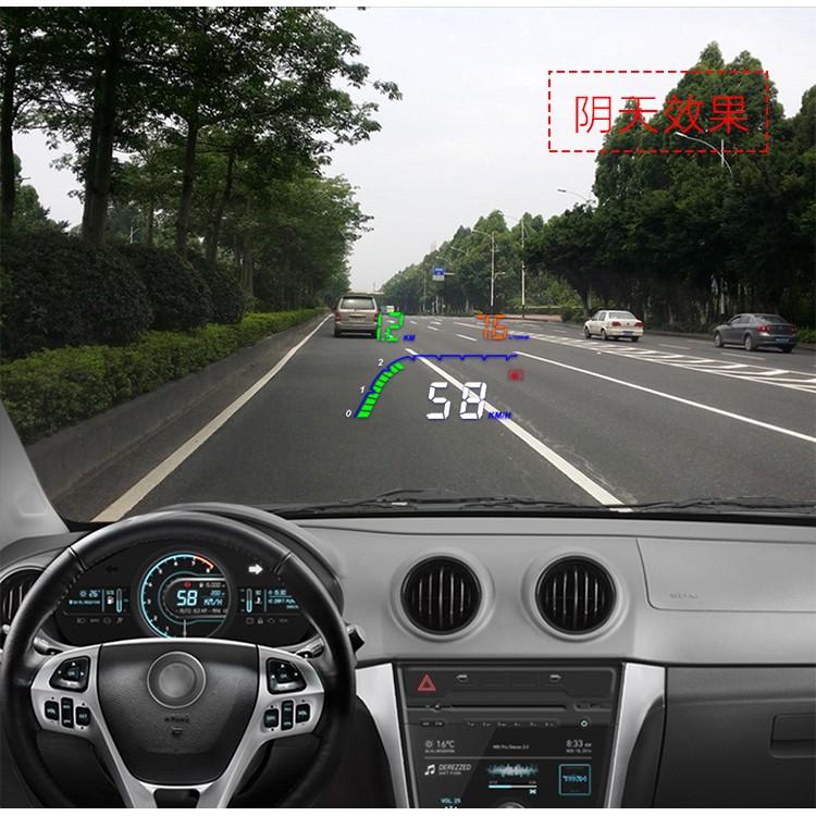 抬頭顯示器 2023最新 HUD 超大螢幕 超炫 多種顯示 OBD2 一次擁有>>時速電壓油耗水溫超速警示 非行車紀錄器-細節圖9