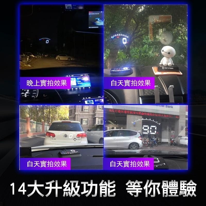 2025 hud 抬頭顯示器 大螢幕 累積里程 m6 時速 水溫 轉速 電壓 警報 一次擁有 非行車紀錄器-細節圖4