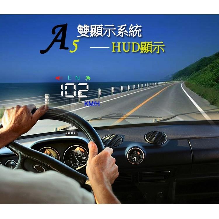 2025新款~全車系通用~衛星 行車方向 抬頭顯示器 大螢幕HUD 油電車 汽柴油 轎貨車可裝 非行車紀錄器 OBD2-細節圖2