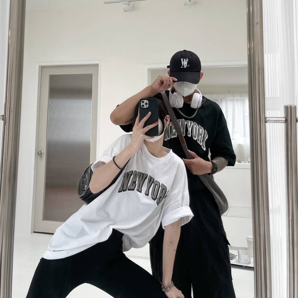 𝟯𝟬.𝙎𝙩𝙪𝙙𝙞𝙤🛒NEWYORK立體感字母短袖/T恤 男女皆可 版型寬鬆-細節圖2